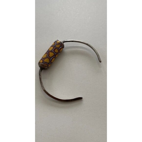 Old Venetian Navajo 925 Sterling Silver Stamped Women’s Cuff Bracelet Sz 6.5 - Picture 7 of 15